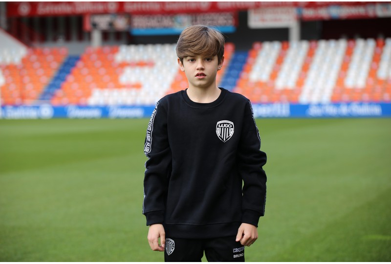 Sudadera CDLUGO Negra Infantil