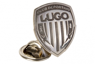 Pin de plata con escudo CDL